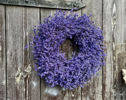 Lavendel Kranz in lila, für Tür und Wand ca.  35 cm Durchmesser