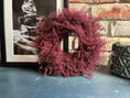 Bild in Galerie-Betrachter laden, Türkranz,  Red Violett Deep Asparagus-Kranz 45 cm Durchmesser

